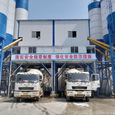 Commercial  Concrete Mixing Plant Batching  Foundation