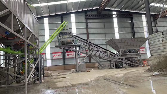60m3/H Dry Mix Portable Cement Batch Plant With Bolted Cement Silo