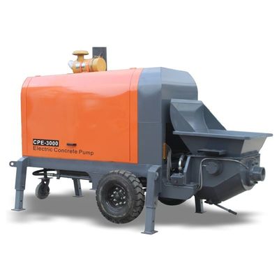 Diesel Trailer Concrete Pump Portable Concrete Pump